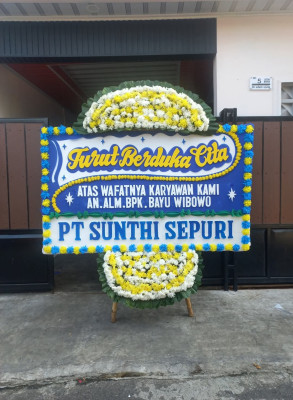 Papan Bunga Duka di Kasunyatan
